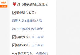 河北进京最新政策要求(不断关注更新中)