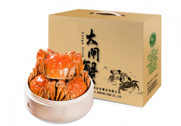 [一盒茶叶喝几次好]阳澄湖大闸蟹礼盒一盒有几只
