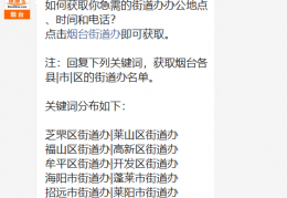 烟台芝罘区街道办地点、电话及名单汇总（附居委会）
