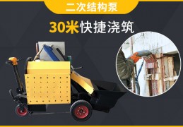 二次结构泵-10米×400mm柱子20分种浇完更省时