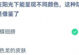 纸币在阳光下能呈现不同颜色，这种防伪技术是借鉴了