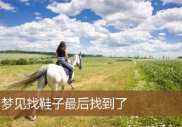 梦见找鞋子最后找到了